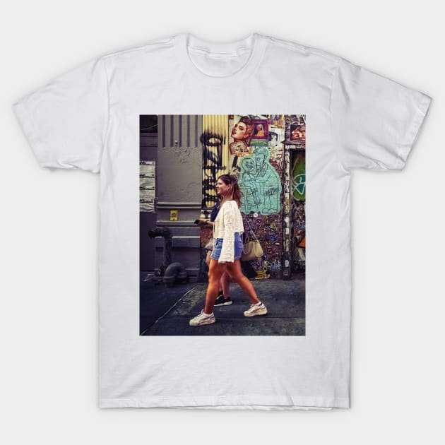 SoHo Graffiti Manhattan New York City T-Shirt by eleonoraingrid